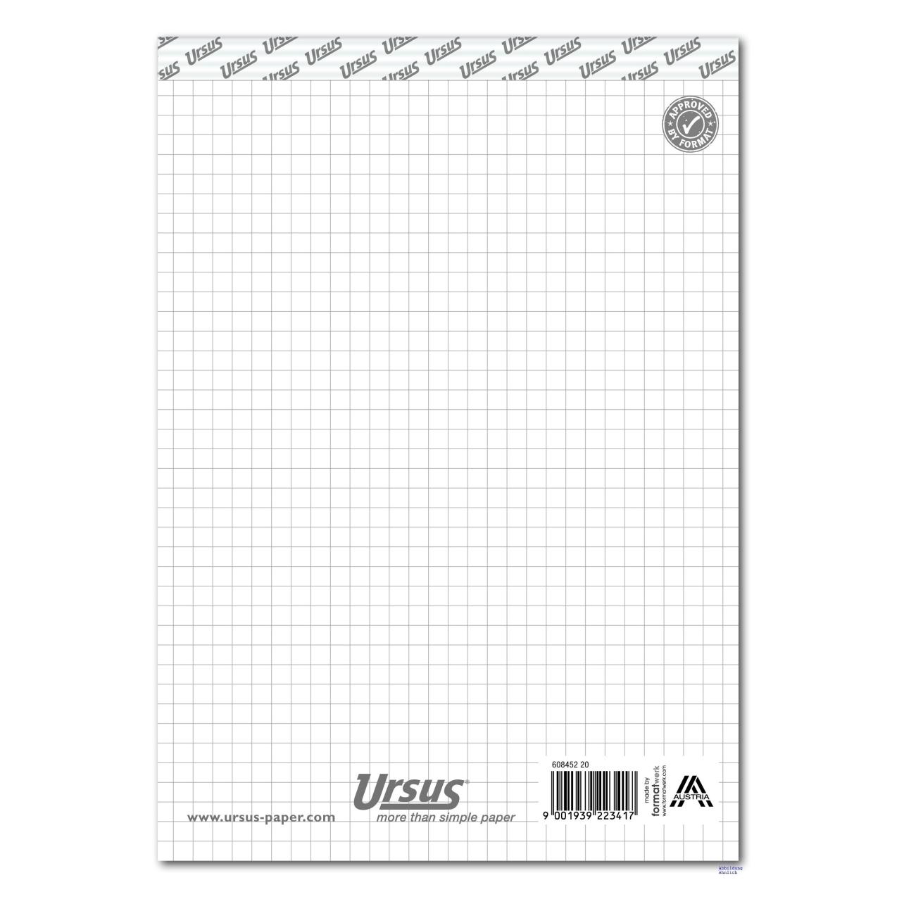 Ursus Notizblock (A5, Kariert) (608452 20)