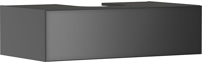 Hansgrohe Xevolos E Waschtischunterschrank 54315770 980x550x275mm, 1 Schublade, schiefergrau matt, schiefergrau metallic