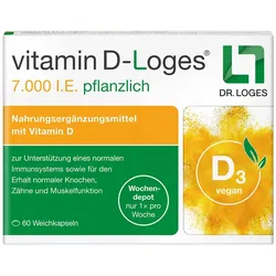 vitamin D-Loges® 7.000 I.E. pflanzlich 60 St