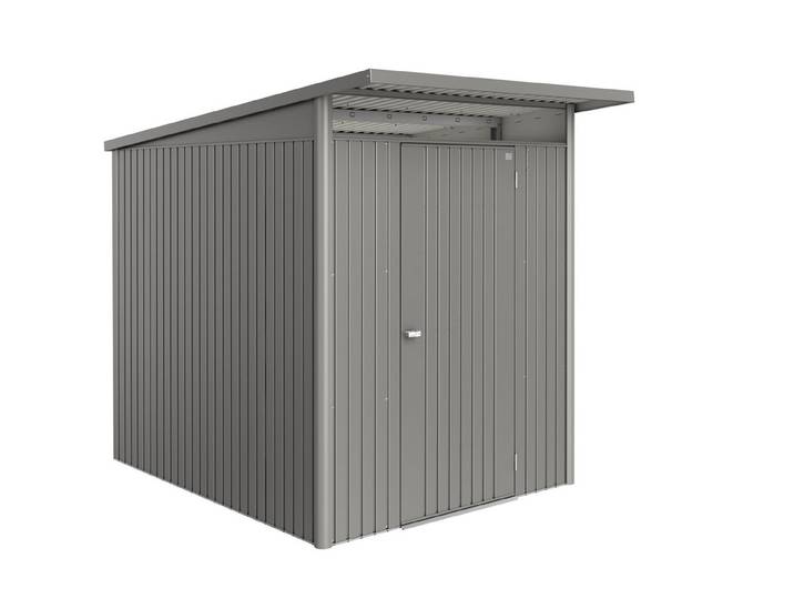 Biohort Gartenhaus AvantGarde ECO A2 Standardtür Quarzgrau