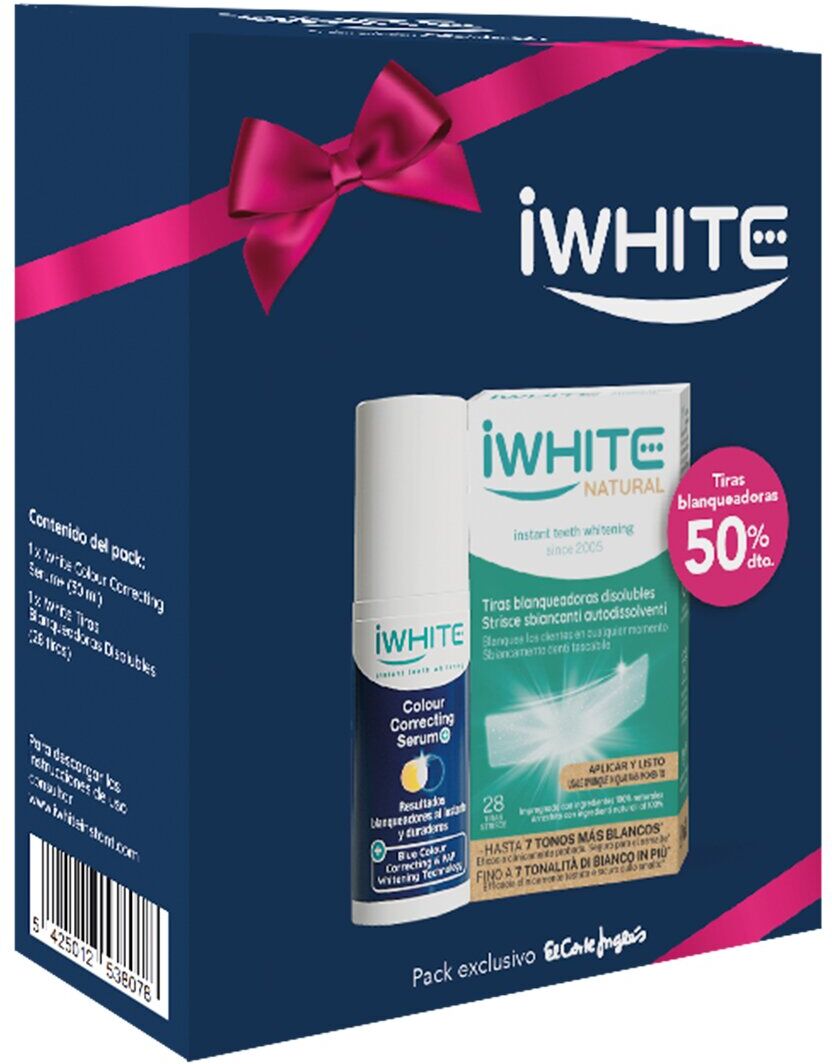 iWHITE Estuche Regalo Serum + Tiras .