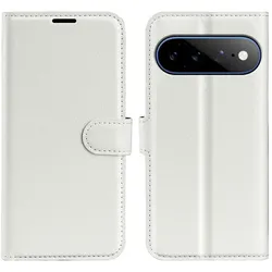 Cover-Discount Google Pixel 11 Pro XL - Leder Etui Hülle (Google Pixel 11 Pro XL), Smartphone Hülle, Weiss