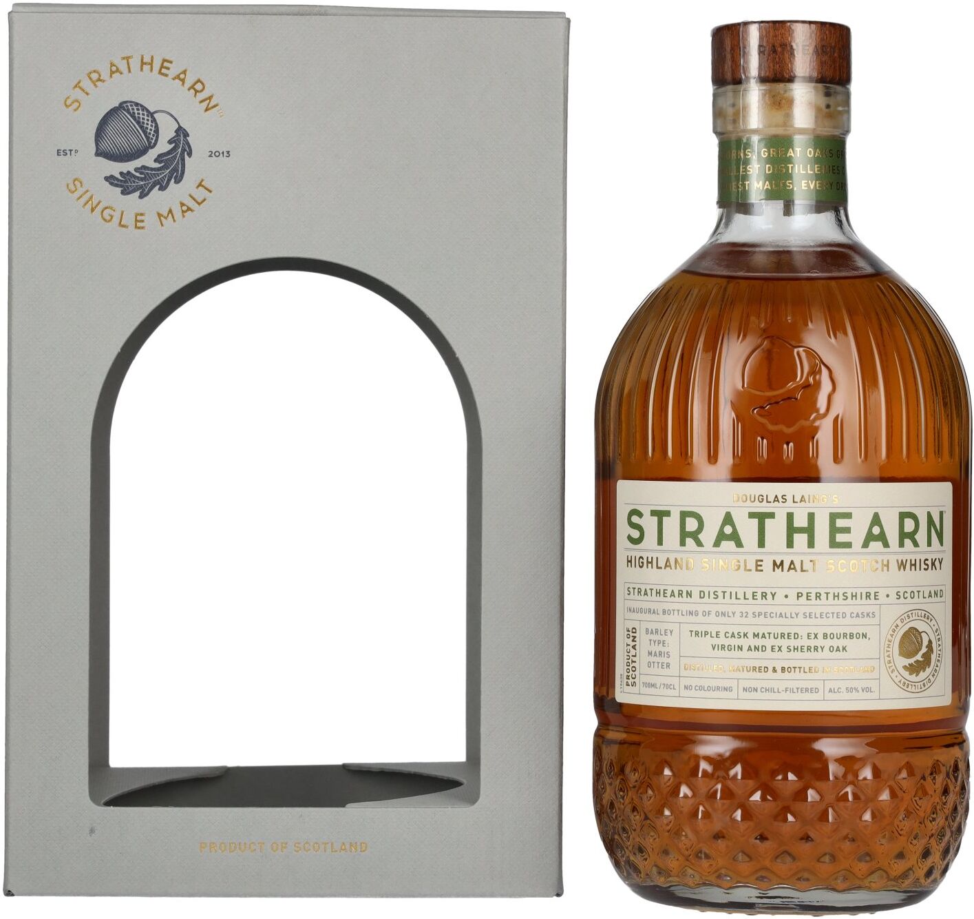 Douglas Laing & Co. Douglas Laing STRATHEARN Triple Cask Highland Single Malt Scotch Whisky 50% Vol. 0,7l in Geschenkbox