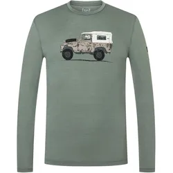 Super Natural, Herren, Funktionsshirt, Dog Excursion (XXL), Grün