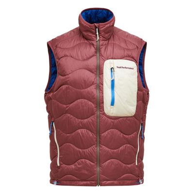 Daunenweste PEAK PERFORMANCE "M Helium Utility Down Vest", Herren, Gr. XL, braun (rotviolett), Material Füllung: 90% Entendaunen / 10% Entenfedern. Material Innen: 100% Polyamid. Material Kragen: 100% Polyamid. Material Oberstoff: 100% Polyamid.,...