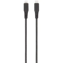 Stecker Lightning auf USB C 1,5 m  61692 (Schwarz)