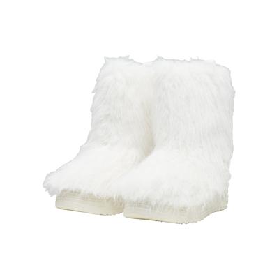 Stiefel BUFFALO "Buffalo vectra yeti", Damen, Gr. 39, weiß, Kunstfaser, unifarben, Schuhe Stiefel