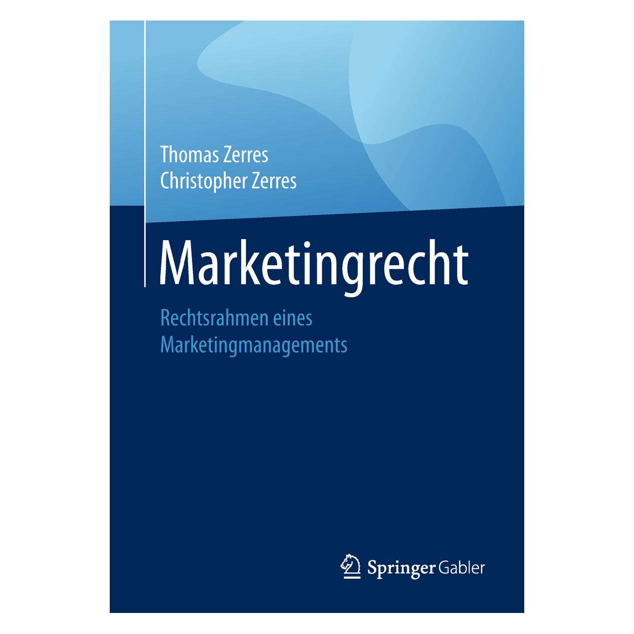 Springer Marketingrecht (Deutsch, Softcover, Christopher Zerres, Thomas Zerres) (38961794)