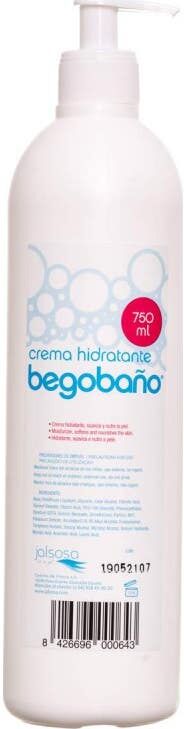 Begobaño Crema Hidratante Corporal 750ml