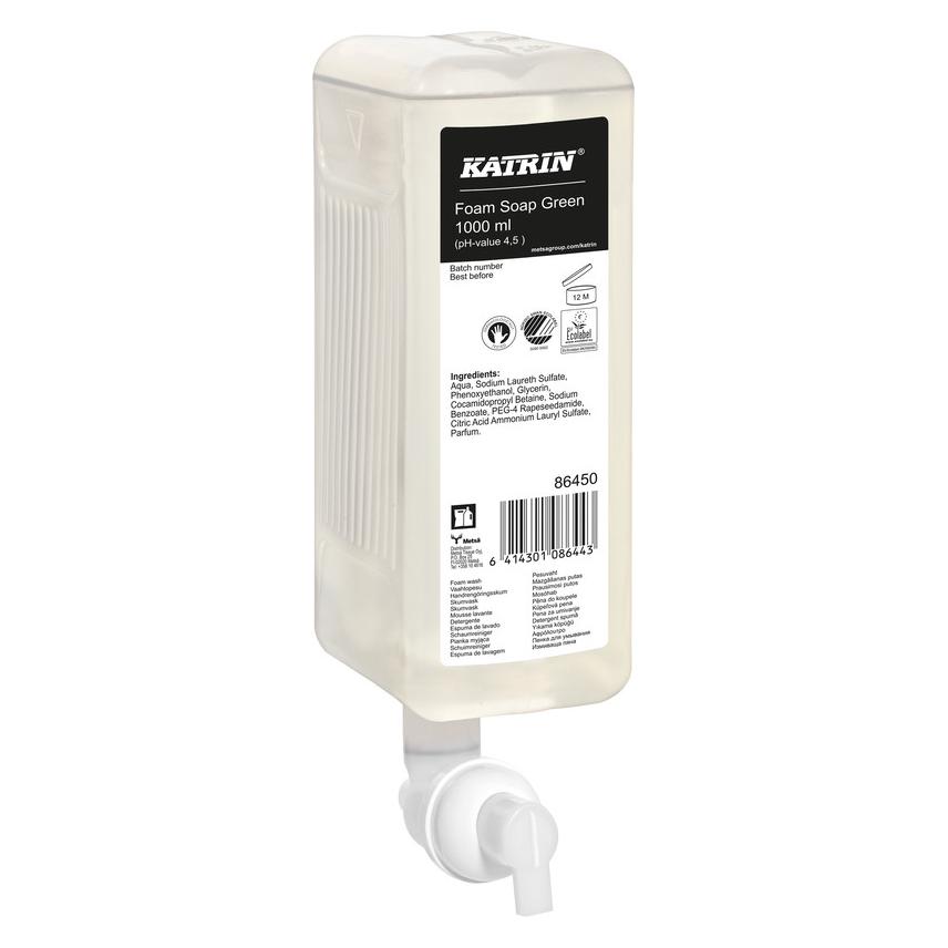 Katrin Seifenkartusche Inclusive Refill (Handseife Nachfüllpackung, 1000 ml) (86450)