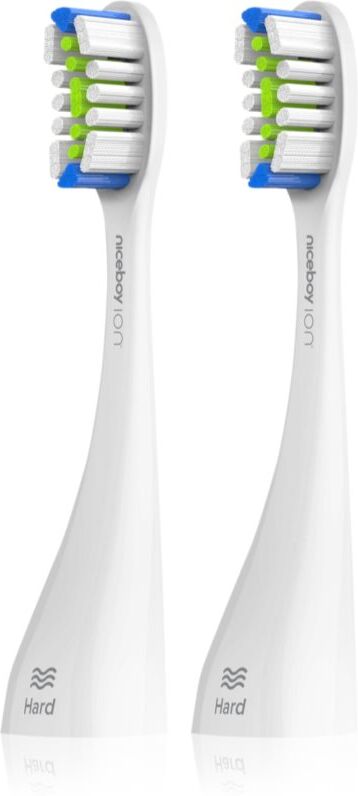 Niceboy ION Sonic PRO UV toothbrush tête de rechange hard White 2 pcs