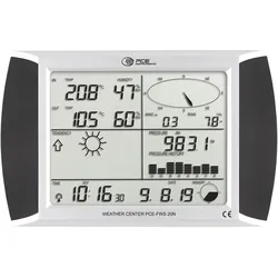 PCE Instruments Wetterstation, Wetterstation, Weiss