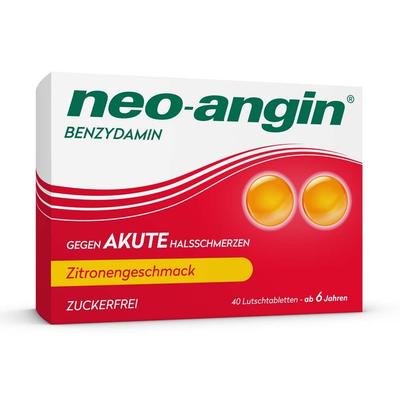 Neo-Angin Benzydamin akute Halsschmerzen Zitrone 40 St Lutschtabletten