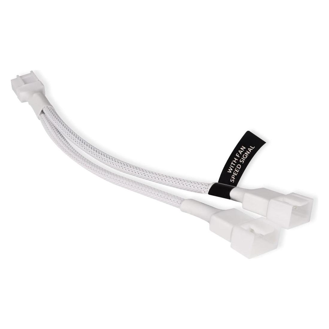 Alphacool LK Y-Splitter 4-Pin auf 2x 4-Pin PWM 15cm wei?? (18722)