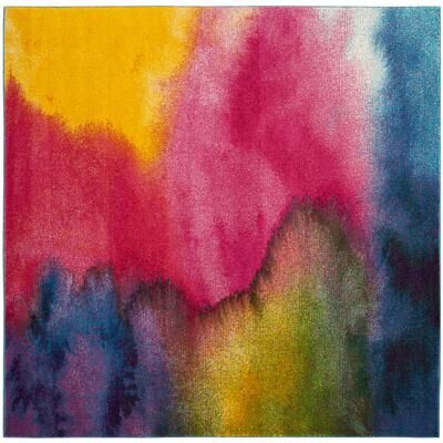 SAFAVIEH Watercolor Ruperta Modern Abstract Rug