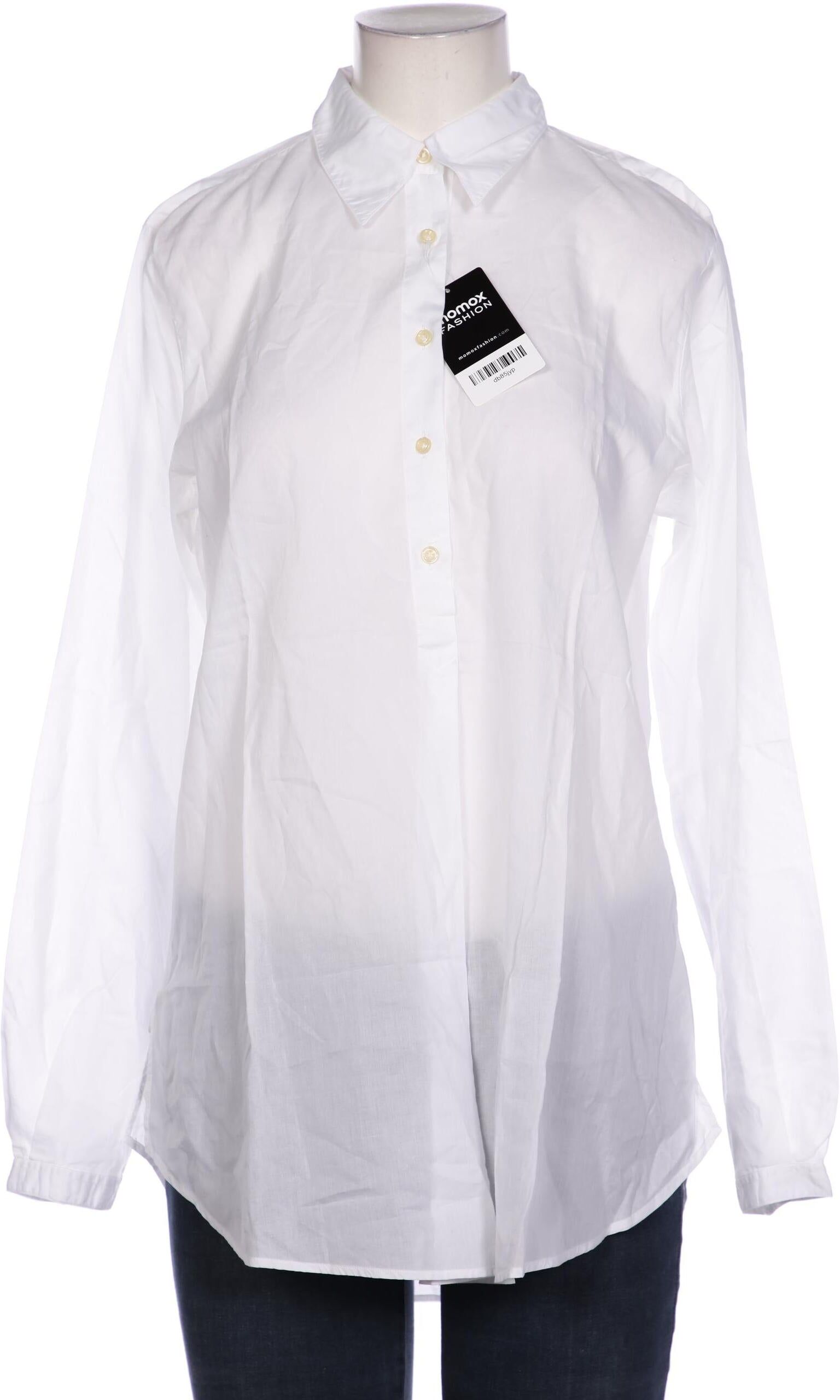 Robert Friedman Damen Bluse, Weiß, Gr. S, Baumwolle - Second Hand