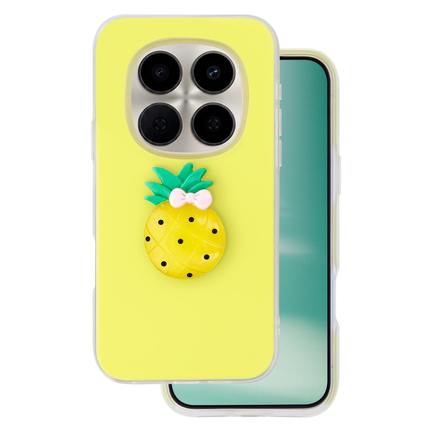 OEM Fruit 2in1 case for Xiaomi Redmi Note 15 4G (EU) / 5G (EU) yellow (Xiaomi Redmi Note 15 5G, Xiaomi Redmi Note 15 Pro 4G) (GSM275612)