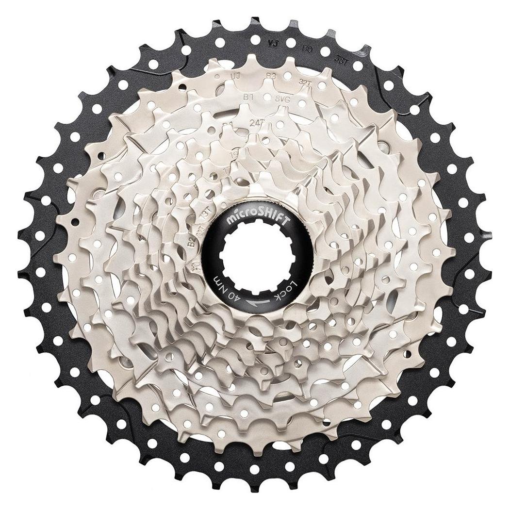 Micro Shift Sword Cassette 10sp., 11-38T - Steel/Aluminium (10-fach) (MS-CAS-0070/2515/unis)