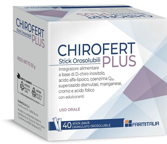 FARMITALIA Srl - SOC. UNIPERS. CHIROFERT PLUS 40STICK PACK