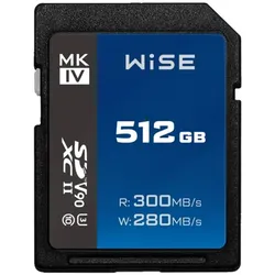 Wise SDXC UHS-II V90 128 GB MK-IV Speicherkarte