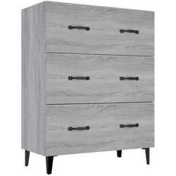 vidaXL Sideboard Grau Sonoma 69,5x34x90 cm Holzwerkstoff