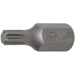 BGS Bit Antrieb Außensechskant 10 mm (3/8") Keil-Profil (für RIBE) M6 - 4761
