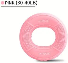 Discount Dollar Deals Hand Strengthener Grip Ring For Forearm And Finger Training, Silicone Strength Trainer Ring For Grip Strength pink