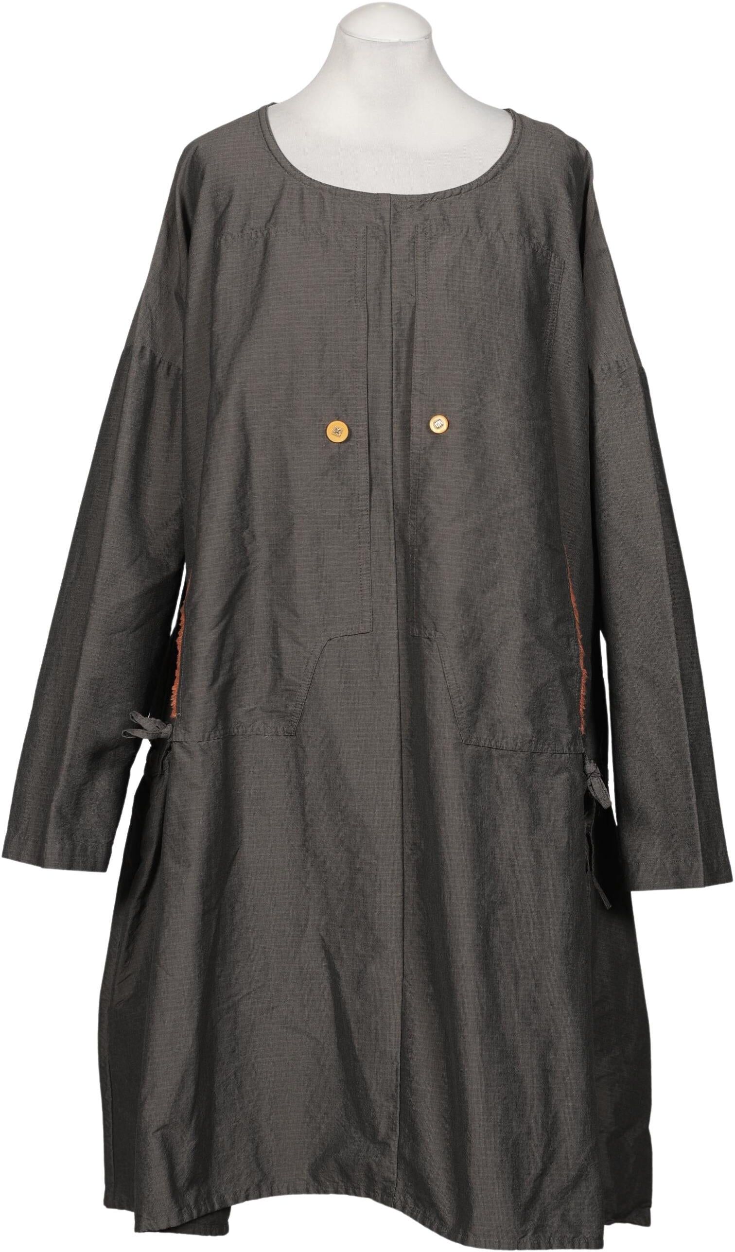 Rundholz Damen Kleid, Grau, Gr. S, Synthetik - Second Hand