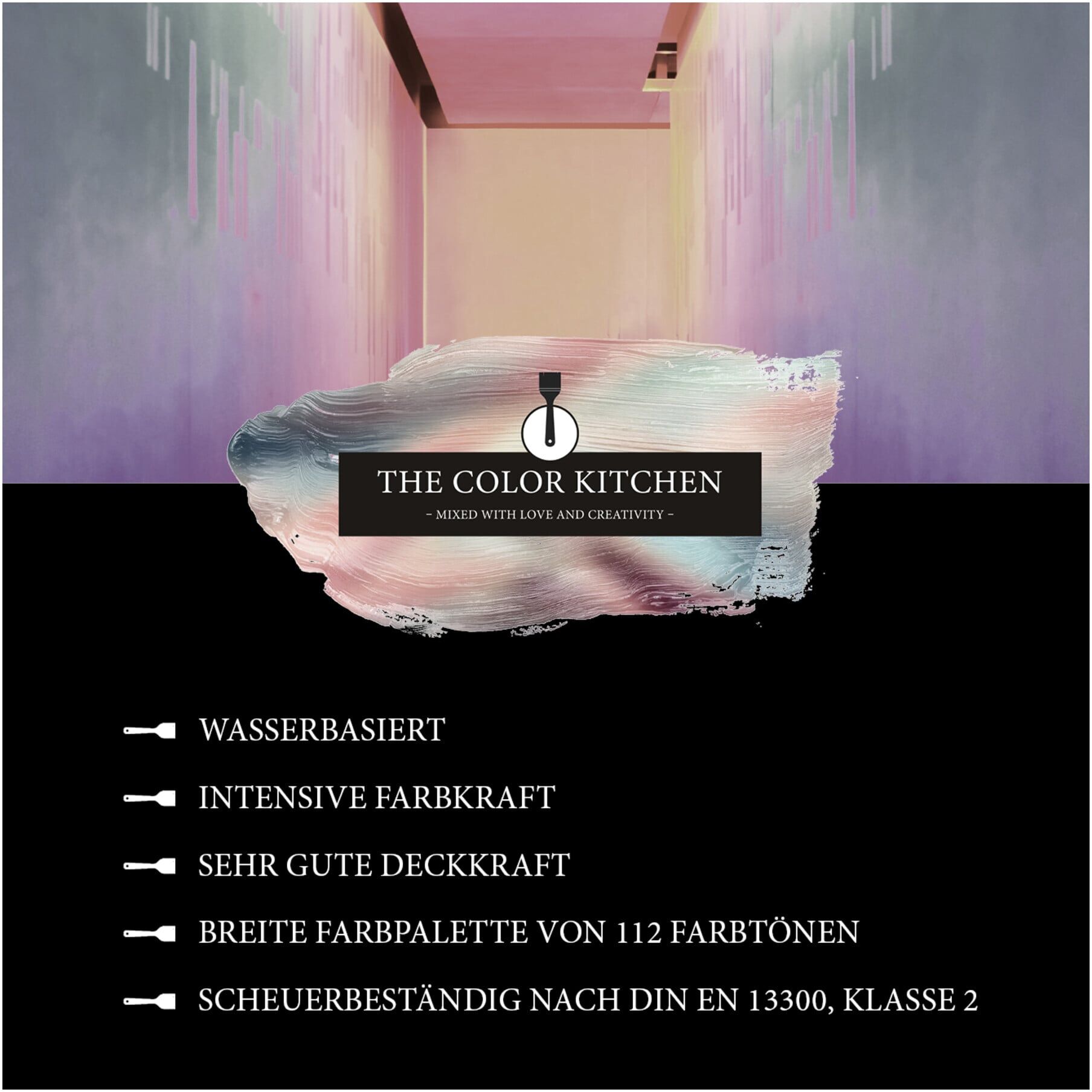 A.S. Création Wandfarbe The Color Kitchen Wunschfarbe Hohe Deckkraft Matt 5,00 l (DD126187)