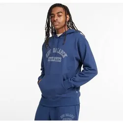 NEW BALANCE Herren T-Shirt Graphic Hoodie, Größe L in Blau Blau