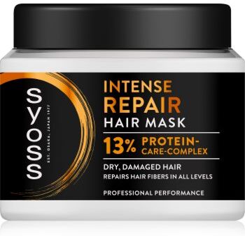 Syoss Intense Repair Intense máscara intensiva para cabelo com proteínas 400 ml. Intense Repair Intense
