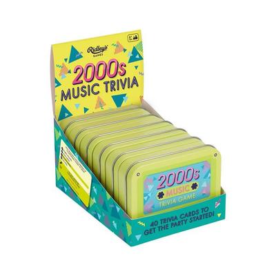 2000s Music Trivia Game CDU of 6, von Ridley's Games, Abrams & Chronicle, 978-1-79722-965-2