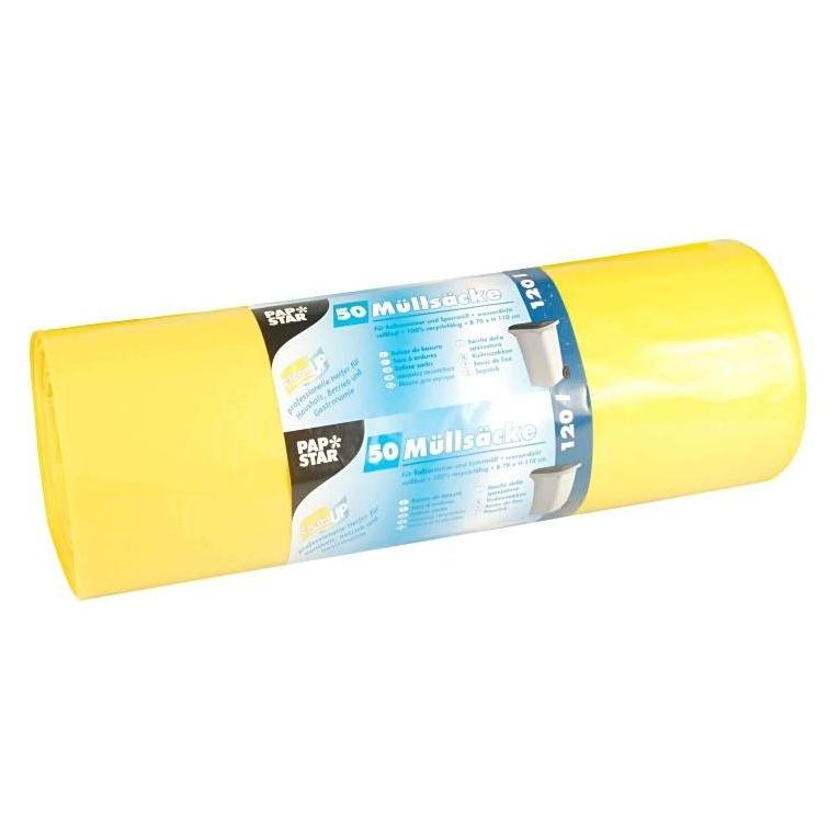 Papstar 10051 Abfallbeutel (e) (50x, 120 l) (10051)