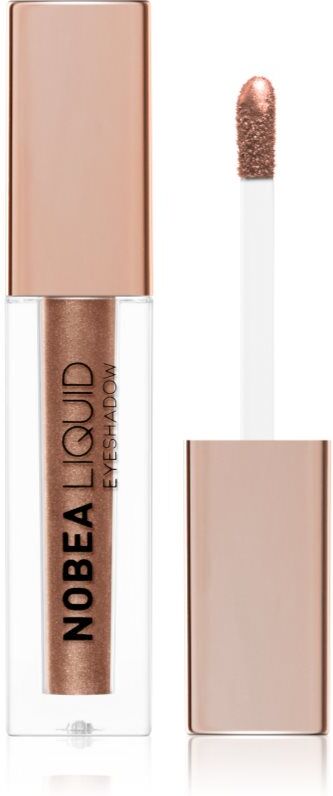 NOBEA Metal Liquid Eyeshadow liquid eyeshadow shade Coffee #E04 4 ml