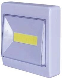 Shop Station BrightStick Battery Operated LED Lights COB LED Wall Lights For Closets, Cabinets & Garages white