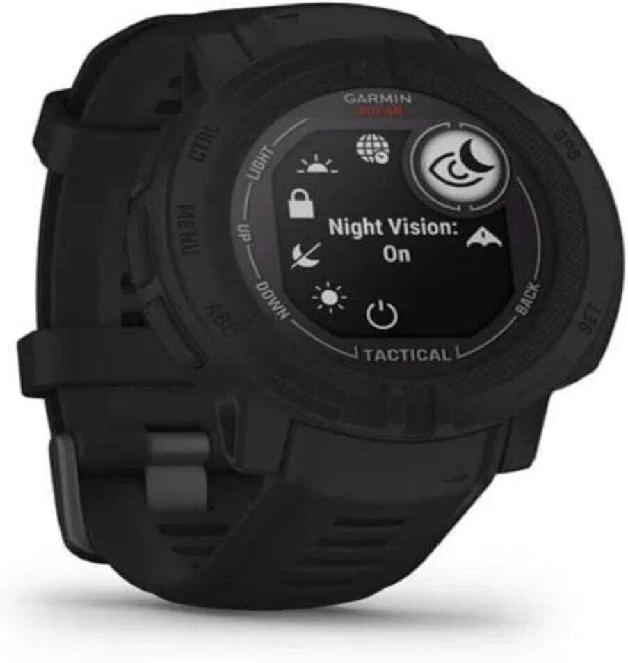 Garmin Instinct 2 Solar Tactical Edition GPS Smartwatch 45mm - Black
