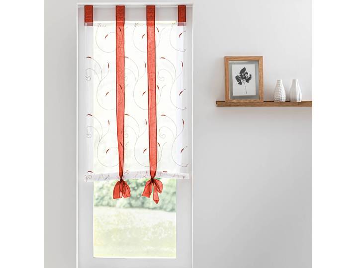 Store fine broderie feuilles - Blancheporte