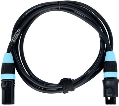 Stairville PDC3CC IP65 DMX Cable 2m 3pin bleu ciel