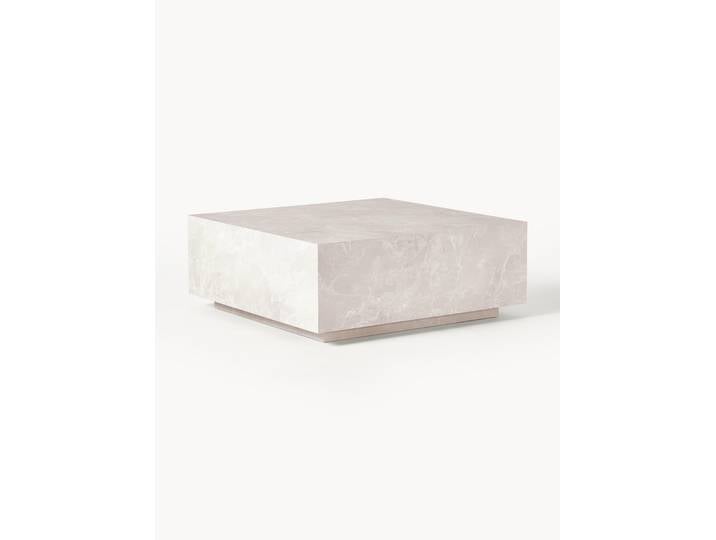 Table basse look travertin Lesley