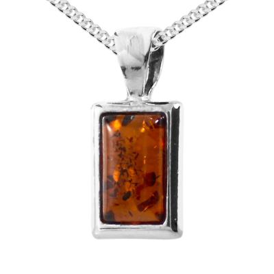 Kette mit Anhänger OSTSEE-SCHMUCK "Ostsee-Schmuck Kette mit Anhänger Rabina" Gr. 40, silber, Halsketten, Damen, 40cm, Silber 925 (Sterlingsilber), L: 40