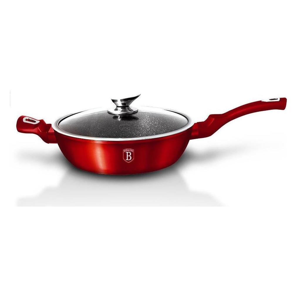 BerlingerHaus GRANITE FRY 28cm Red METALLIC LINE BH-1260 (Bratpfanne, Aluminium, 28 x 7.50 cm) (KNFF988)