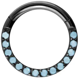 Titan Segmentring Clicker EINGEFASSTE SYNTHETISCHE TÜRKISE