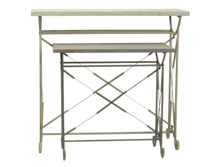 Paire de table gigogne