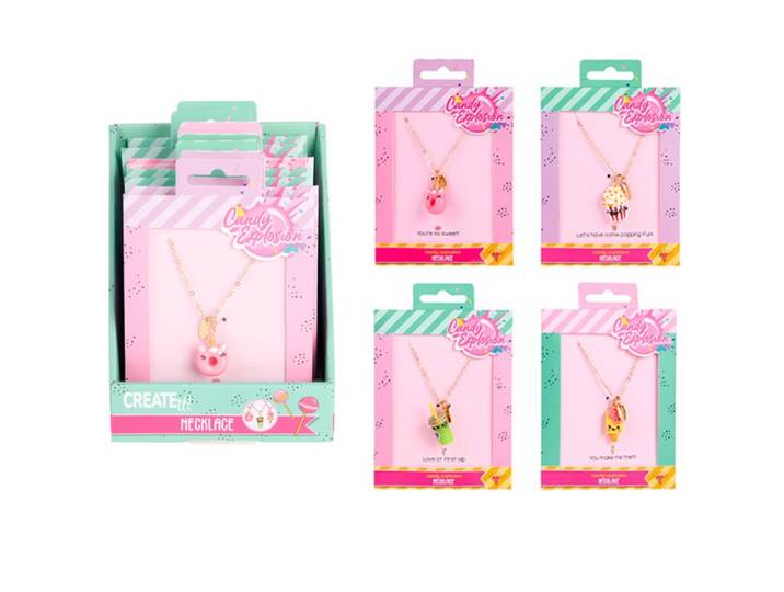 Create it! - Candy ketting 884830V1 - kleurrijk en zoetigheid
