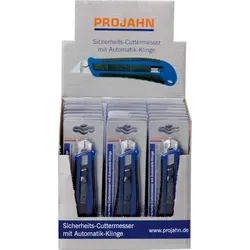 Display mit 24 x 3312 Sicherheits-Cuttermesser mit Trapezklinge