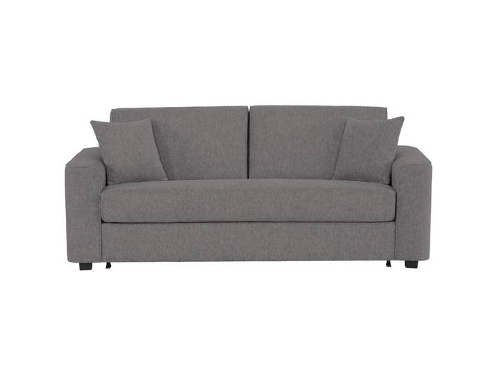 Xora Schlafsofa, Anthrazit, Kunststoff, 3-Sitzer, Füllung: Schaumstoff, 205x83x100 cm, Stoffauswahl, Rücken echt, Kinderzimmer & Jugendzimmer, Jugendmöbel, Jugendsofas