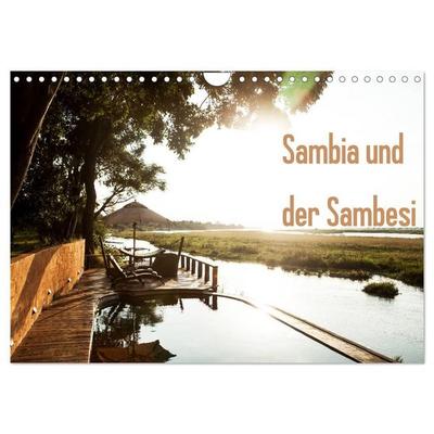 Sambia und der Sambesi (Wandkalender 2027 DIN A4 quer), CALVENDO Monatskalender