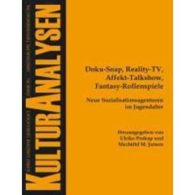 Doku-Soap, Reality-TV, Affekt-Talkshow, Fantasy-Rollenspiele, Taschenbuch von Ulrike Prokop,Mechtild M. Jansen, Tectum, 978-3-8288-9126-5
