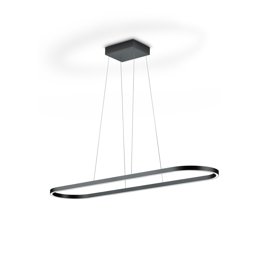 GKS Knapstein LED-Pendelleuchte ELIN-135 Schwarz 51.533.07 4250035838956