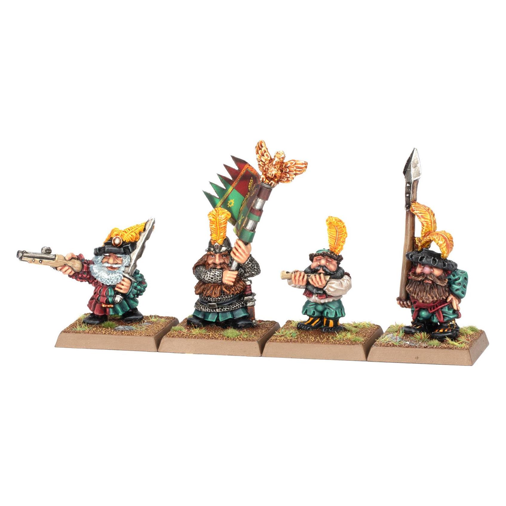 Games Workshop Warhammer ToW - Dwarfen Mountain Holds Etat Major de Nains Imperiaux (Metall) (99062705022)